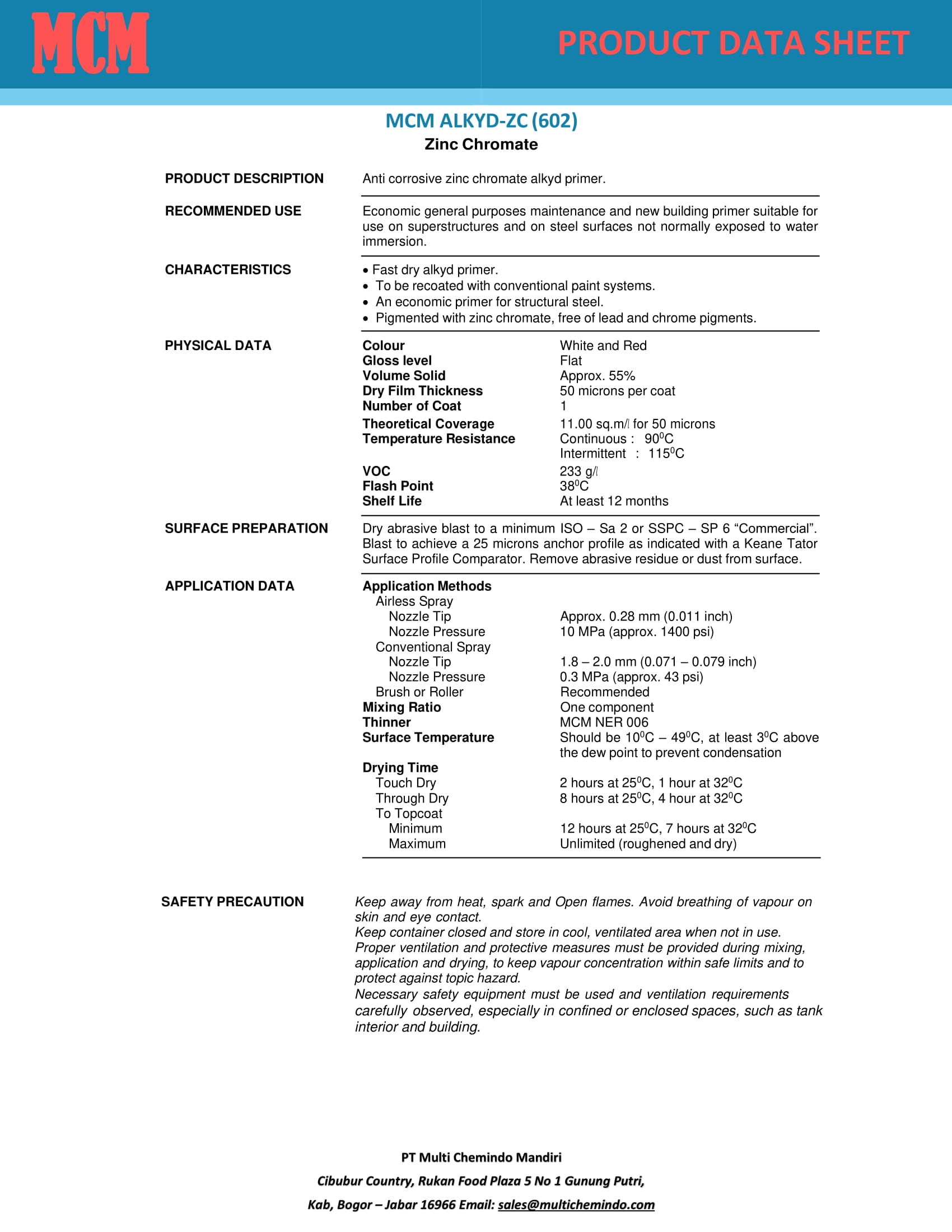 MCM ALKYD 602-1 